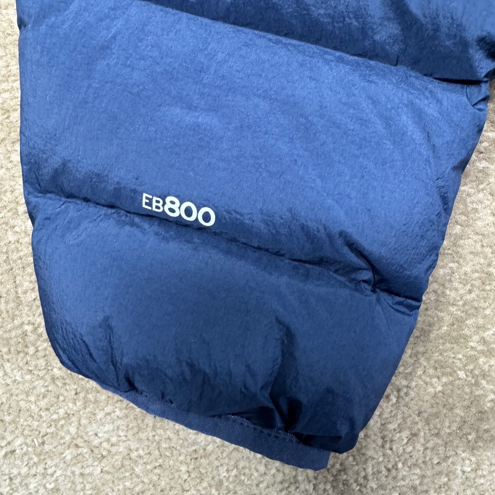 Eddie Bauer Puffer Jacket Mens XL Blue EB800 Mountain Ops Goose Down Insulated - Picture 3 of 12